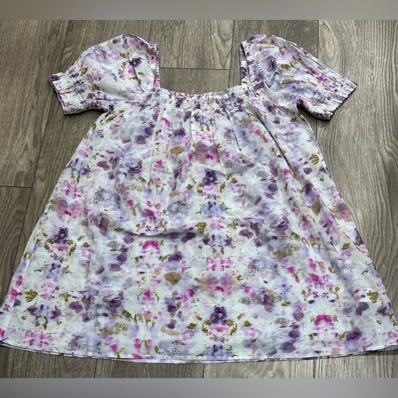 🌺Flora Obscura X J.Crew Puff-Sleeve Beach Dress in Kaleidoscope Floral 🌺 - Picture 9 of 10